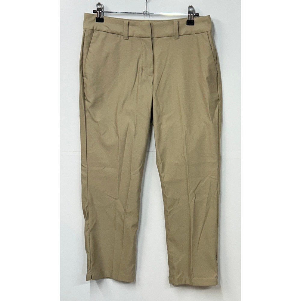 Nike Golf Dri-FIT Women Khaki Pants  Size 4 Regular Fit Activewear